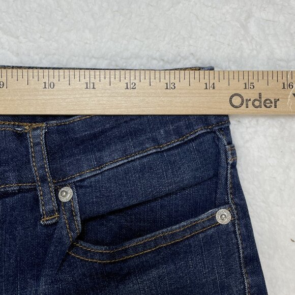 Chaps Ralph Lauren Womens Sz 8/29 Crop Kick Jeans Straight Leg Mid Rise 28x25 - Picture 6 of 14